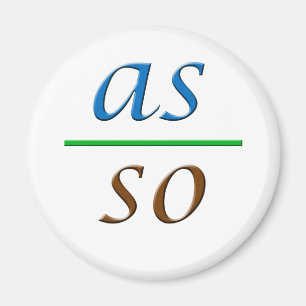 as above so below magnet