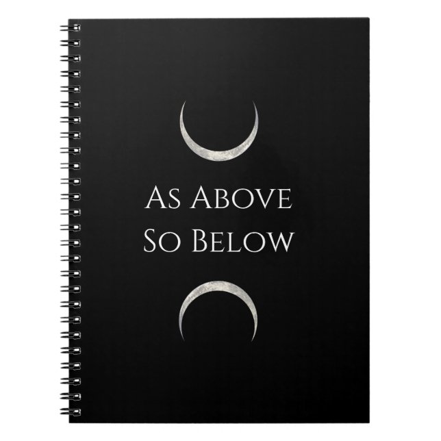 As Above, So Below notebook (Front)