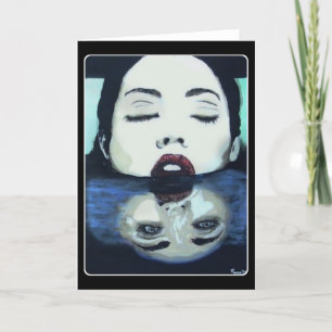 ‘As Above, So Below’ Painting on a Thank You Card