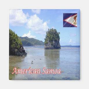 AS - American Samoa - Fatu Rock Magnet