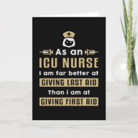 As An ICU Nurse Medicine Emergency Ambulance Funny