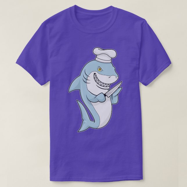 as Cook with Knife T-Shirt (Design Front)