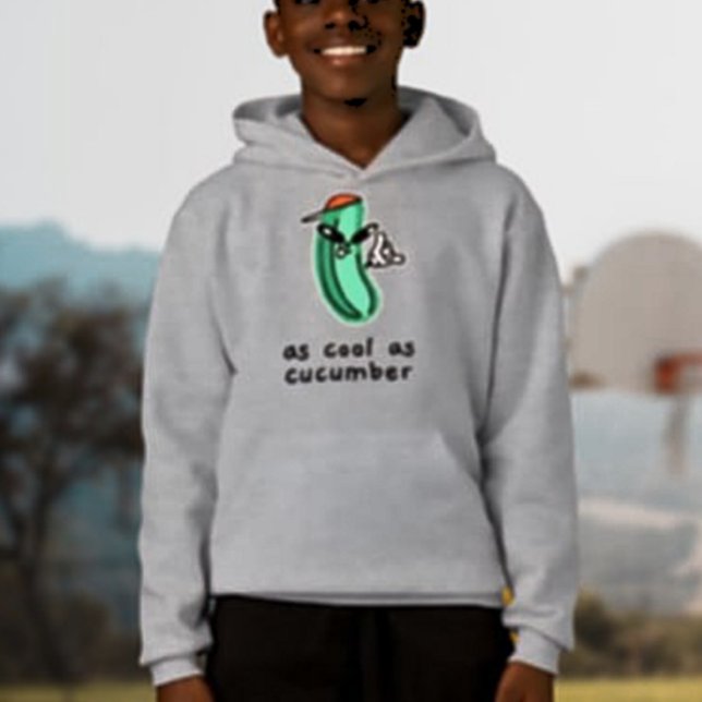 As Cool As Cucumber – Kids Hoodie (Creator Uploaded)