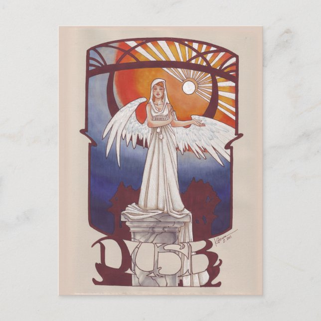 As Dusk Settles postcard (Front)