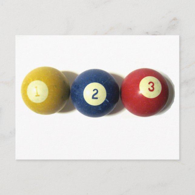 As Easy As, One, Two, or Three Postcard (Front)