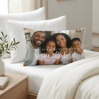 As For Me And My House Joshua 24:15 Pillow