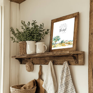 As For Me and My House Mediterranean Landscape Poster
