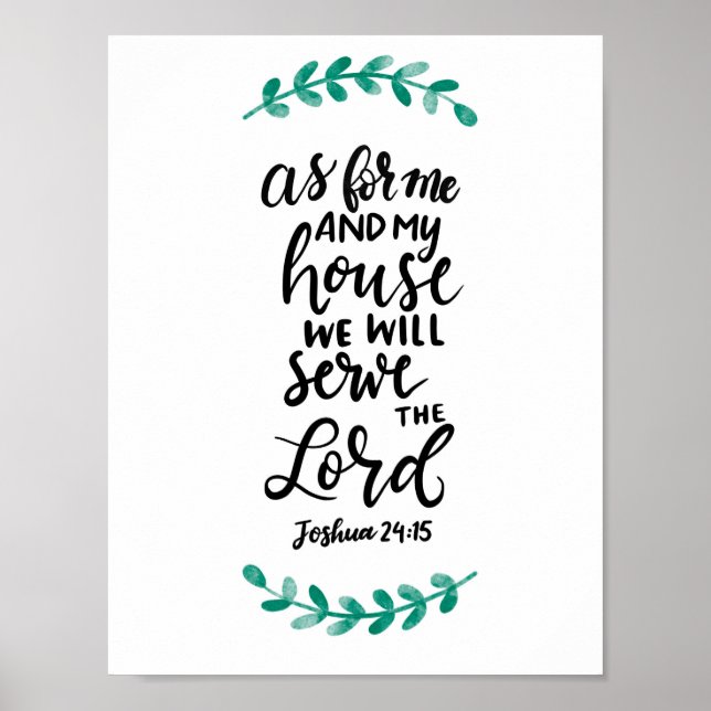 As For Me and My House Poster (Front)