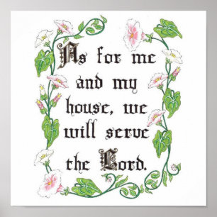 As for me and my house... poster