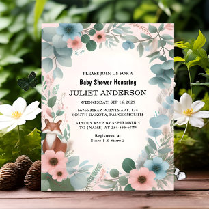 As Fun Wild Mother To Be Wood Woodland Baby Shower Invitation