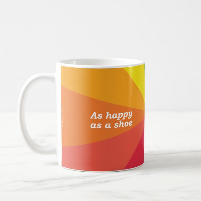 As happy as a shoe | Cho sona ri bròig (Gaelic) Coffee Mug (Left)