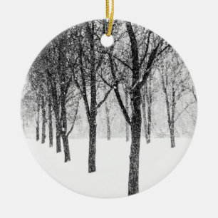 as I side with trees Ceramic Tree Decoration