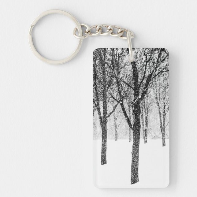 as I side with trees Key Ring (Front)