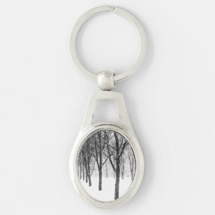 as I side with trees Key Ring