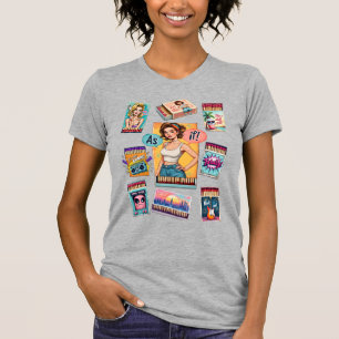 As If: A Retro-Inspired 80s  T-Shirt