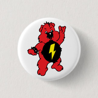 AS-IF Punk Bear 3 Cm Round Badge