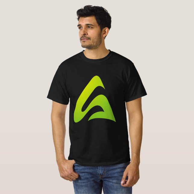 AS Initial Logo by Ahsacom T-Shirt (Front Full)