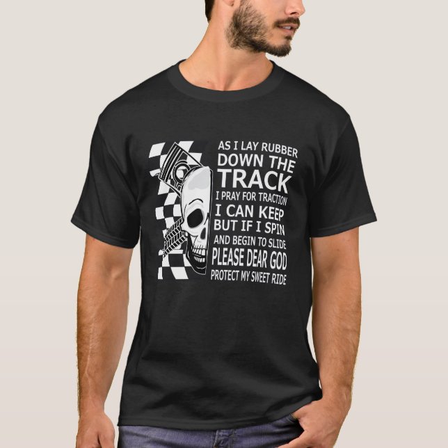 As Is Lay Rubber Front Page For Motorcycle T-Shirt (Front)