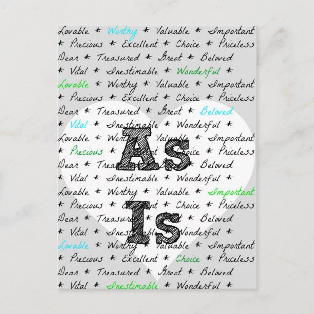 AS IS Postcard - Plantinski (Front)