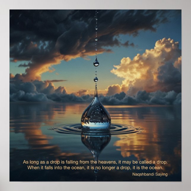 As long as a drop is falling from the heavens...  poster (Front)