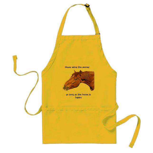 As long as the horse is happy standard apron (Front)