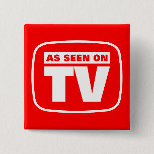 As Seen on TV 15 Cm Square Badge
