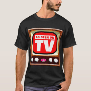 As Seen on TV - Retro TV - Customised T-Shirt