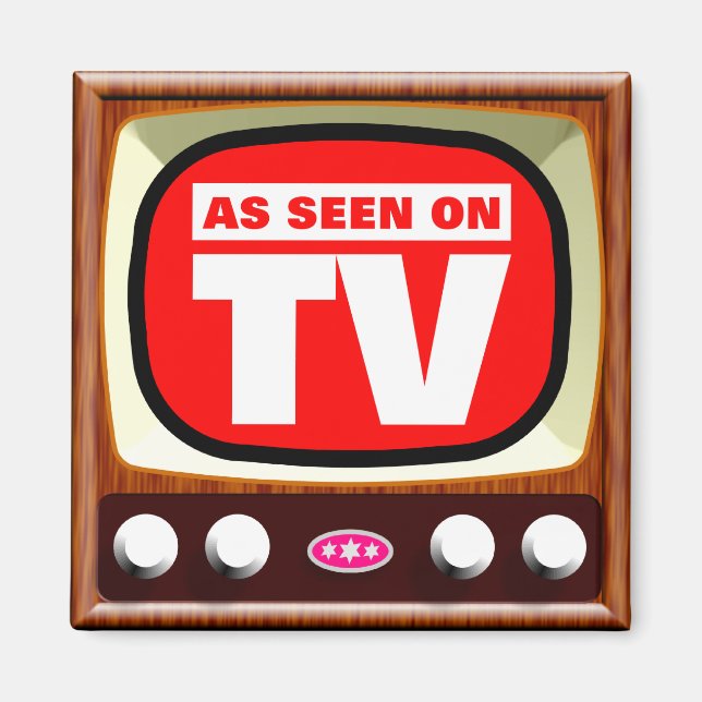 As Seen on TV - Retro TV Magnet (Front)