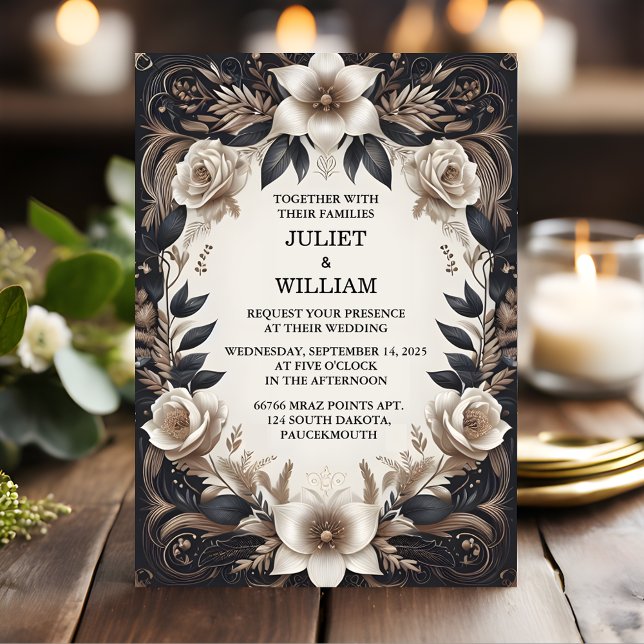 As Simple Traditional Marriage Vow Renewal Wedding Invitation (Creator Uploaded)