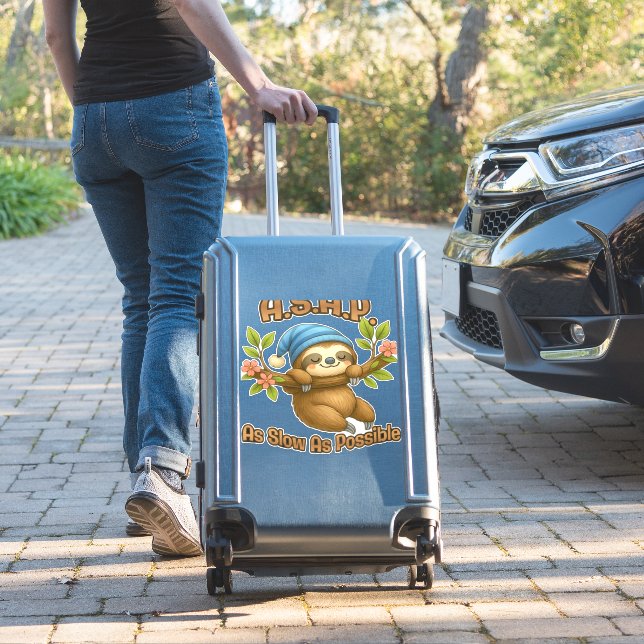 As Slow As Possible - Cute Sloth ASAP Classic T-Sh (Suitcase Insitu)