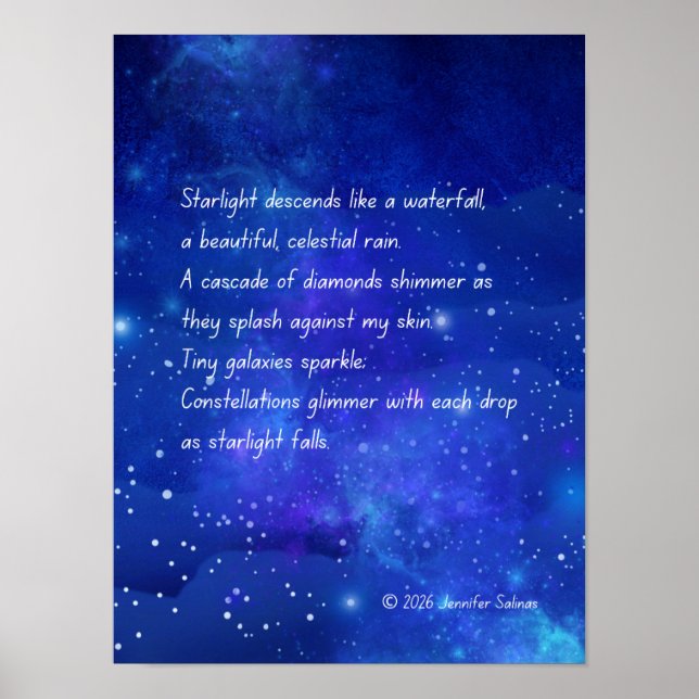 As Starlight Falls Poster (Front)