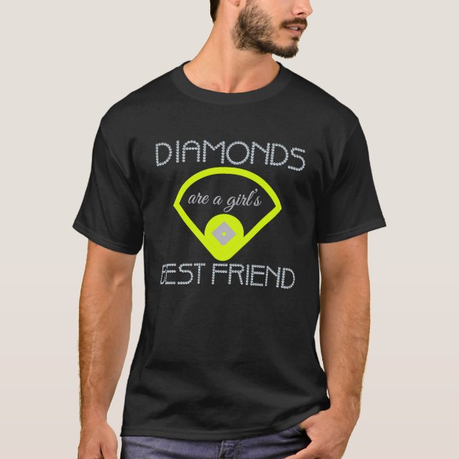 AS tees Diamonds are a Girl Best Friend Softball (Front)