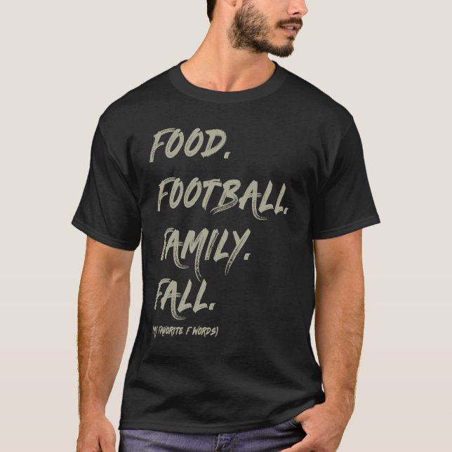 AS tees Food Family Football Fall (Front)