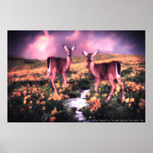 As The Deer Pants For The Water Brook Poster