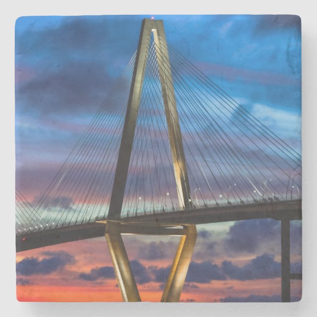 As The Lights Come On Stone Coaster (Front)