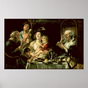 As the Old Sing, so the Young Pipe, 1638 Poster