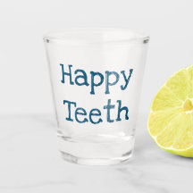 As The Stars Fall Happy Teeth shot glass