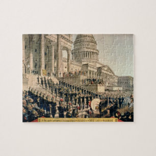As They Appeared Participating in the Inauguration Jigsaw Puzzle