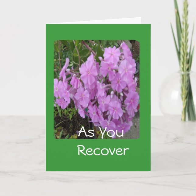 As You Recover Card (Front)
