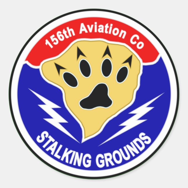 ASA 156AVN s Classic Round Sticker (Front)