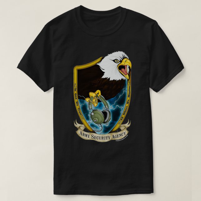 ASA Army Security Agency Premium  T-Shirt (Design Front)