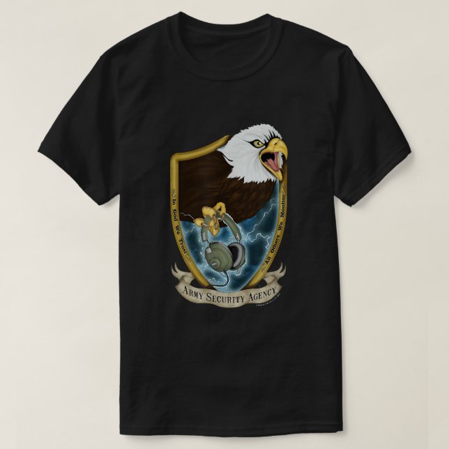 ASA Army Security Agency T-Shirt (Design Front)