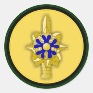 ASA Brass 1 Classic Round Sticker