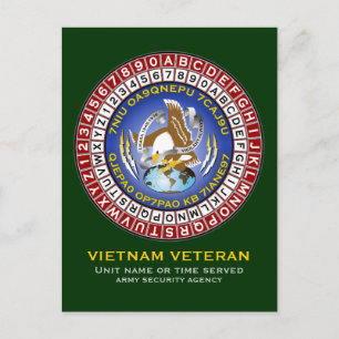 ASA Cipher Wheel 1 Postcard