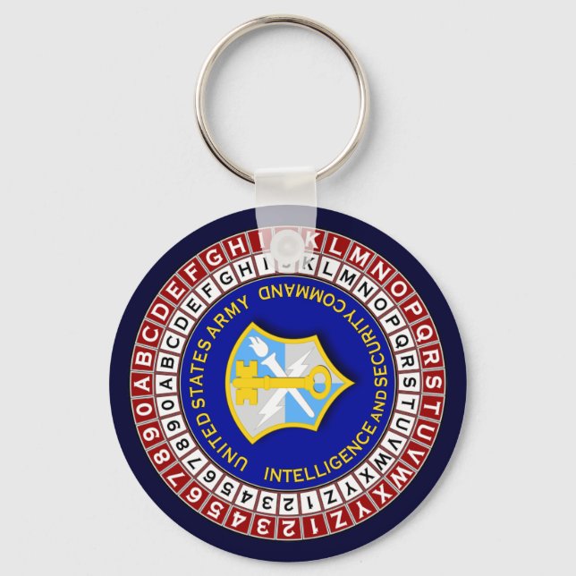 ASA Cipher Wheel 3 Key Ring (Front)