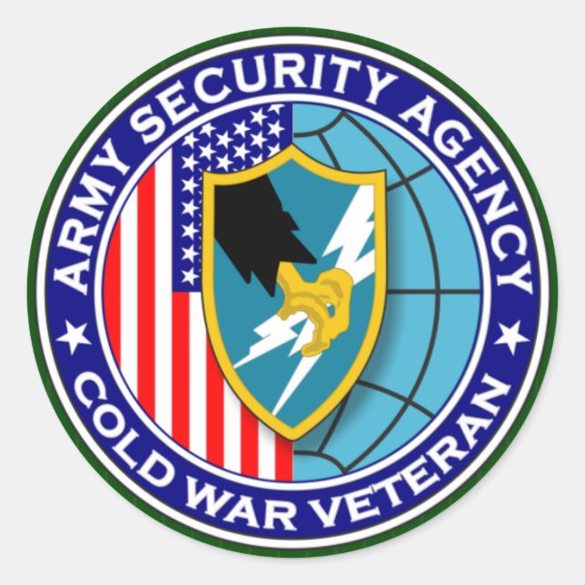 ASA CWV2 s Classic Round Sticker (Front)