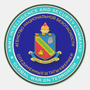 ASA DLI CW1 s Classic Round Sticker