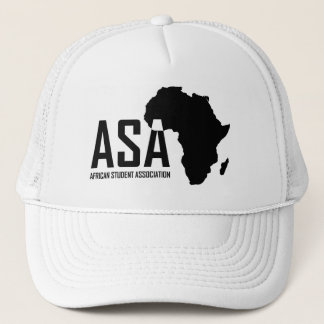 ASA White Trucker Hat