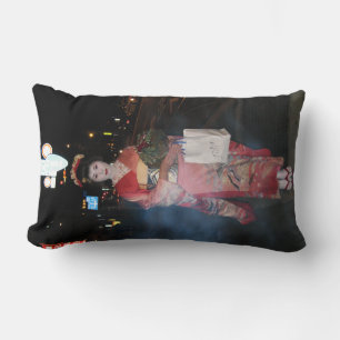 Asakusa Geisha Neo Tokyo Lumbar Cushion
