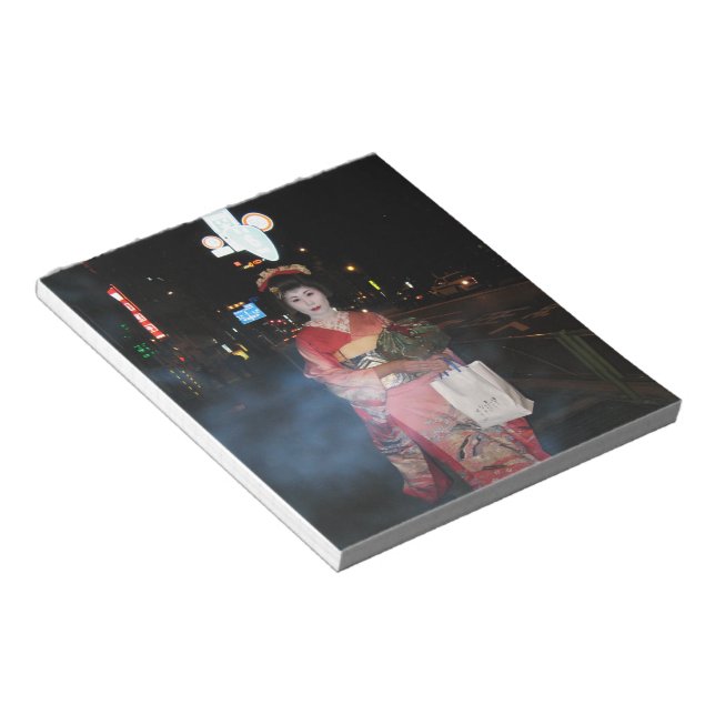 Asakusa Geisha Neo Tokyo Notepad (Angled)